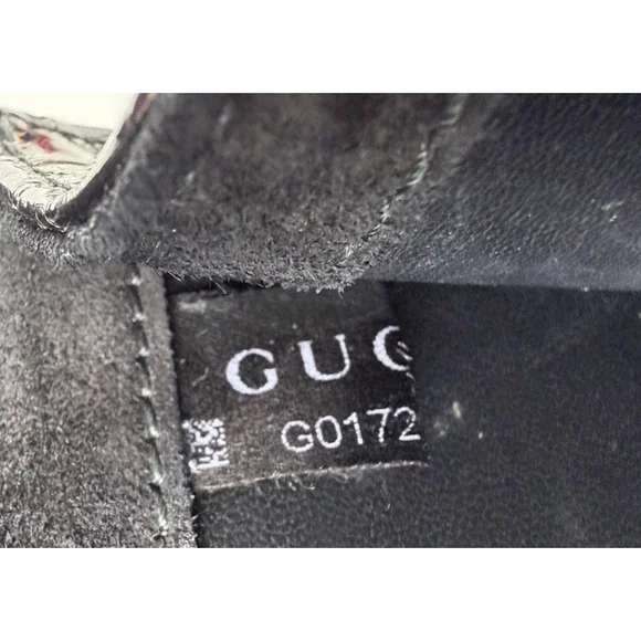 Gucci Broadway Clutch Small in Black Embossed Microguccissima Patent Leather S05 - Picture 12 of 16